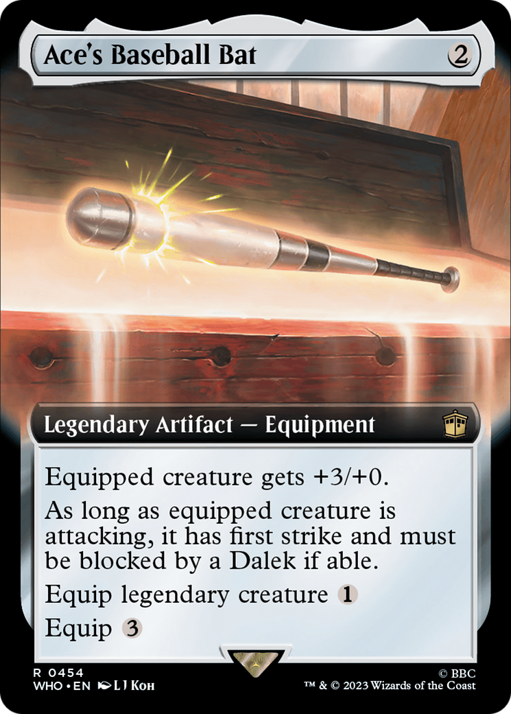 Ace's Baseball Bat (Extended Art) [Doctor Who] | Good Games Adelaide SA