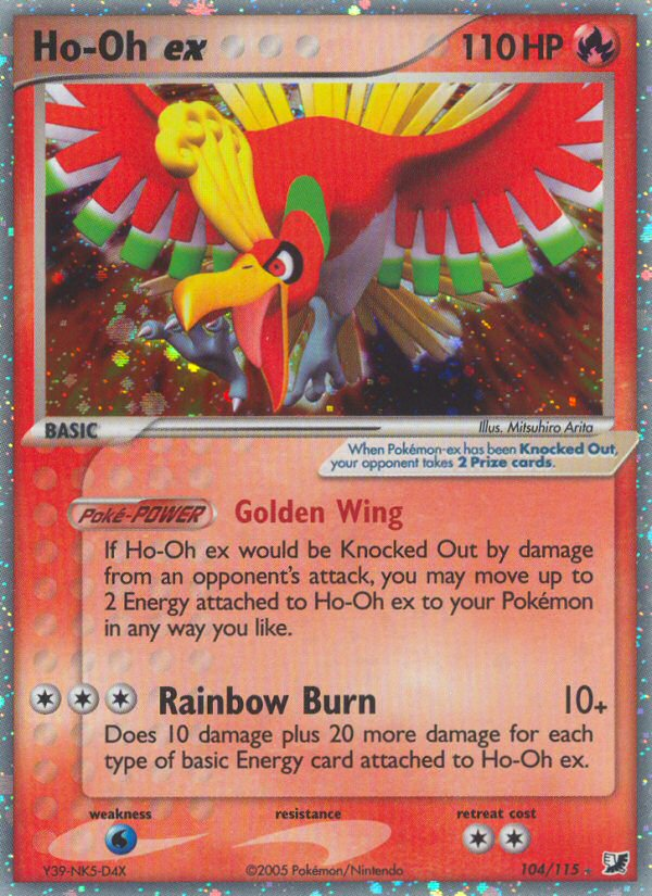 Ho-Oh ex (104/115) [EX: Unseen Forces] | Good Games Adelaide SA
