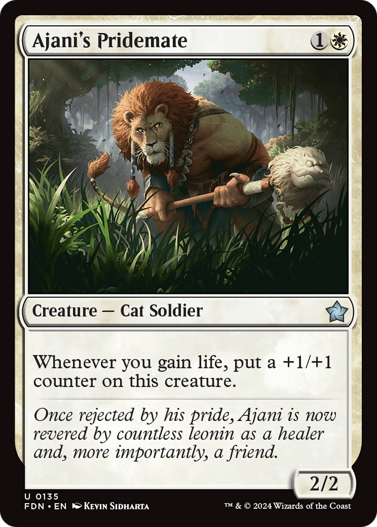 Ajani's Pridemate [Foundations] | Good Games Adelaide SA