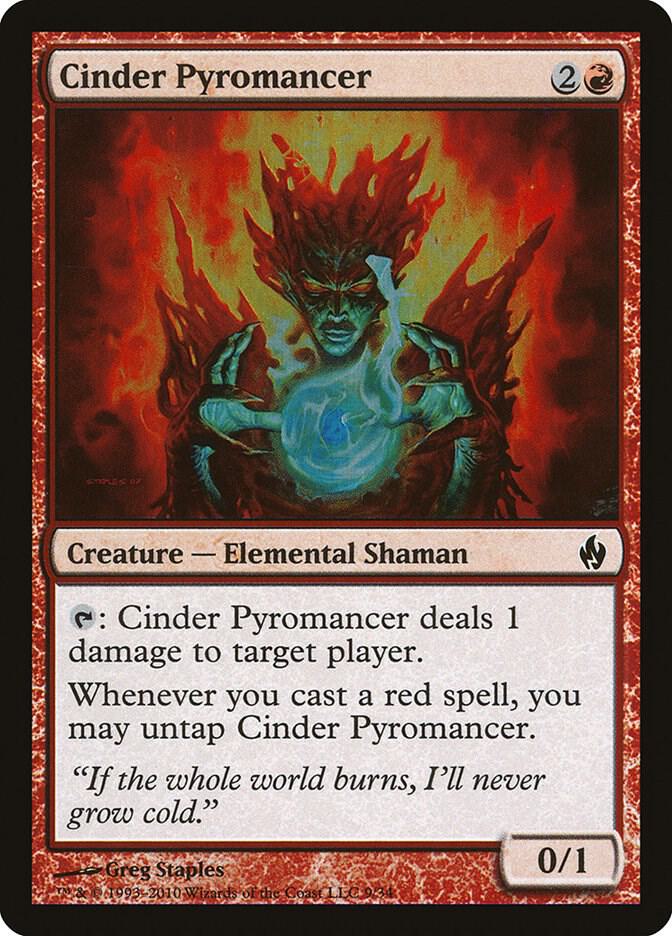 Cinder Pyromancer 9 (Premium Deck Series: Fire and Lightning)  - Foil | Good Games Adelaide SA