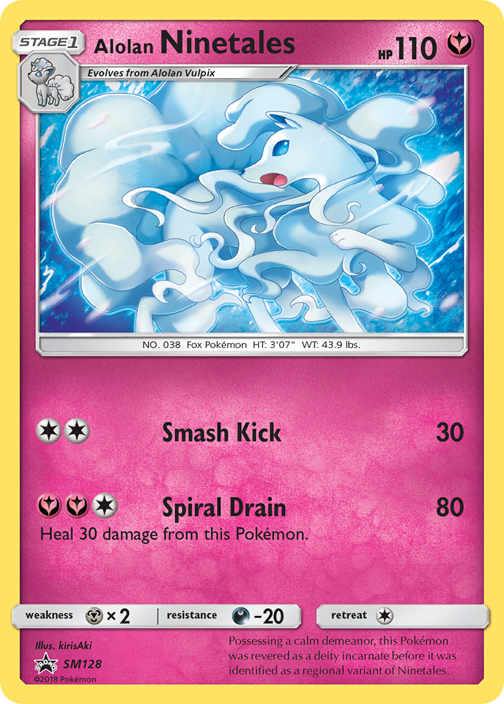 Alolan Ninetales (SM128) [Sun & Moon: Black Star Promos] | Good Games Adelaide SA