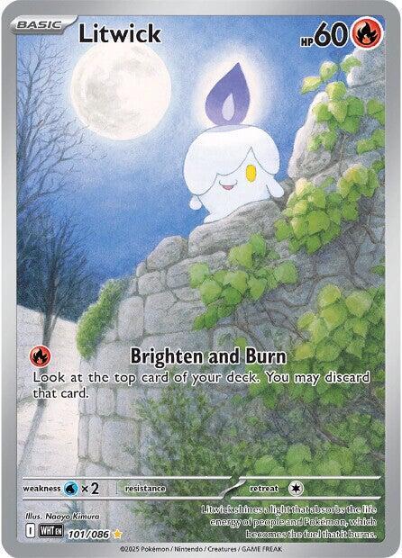Litwick 101/086 101/086 (SV: White Flare)  - Holofoil | Good Games Adelaide SA