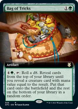 Bag of Tricks Extended Art 306 (Commander: Adventures in the Forgotten Realms)  | Good Games Adelaide SA