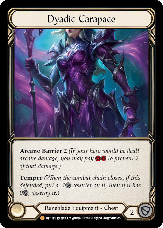 Dyadic Carapace [DTD211] (Dusk Till Dawn)  Rainbow Foil | Good Games Adelaide SA
