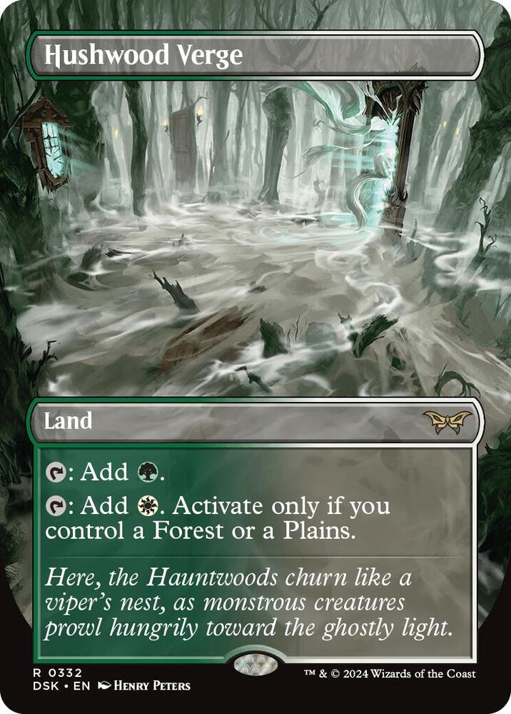 Hushwood Verge 332 (Duskmourn: House of Horror)  - Foil | Good Games Adelaide SA