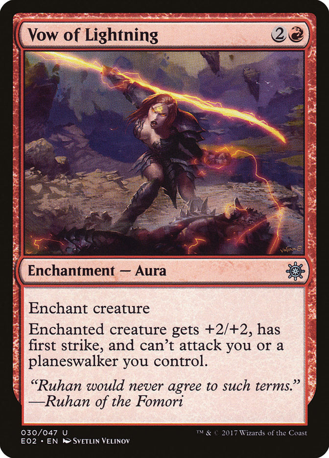 Vow of Lightning [Explorers of Ixalan] | Good Games Adelaide SA