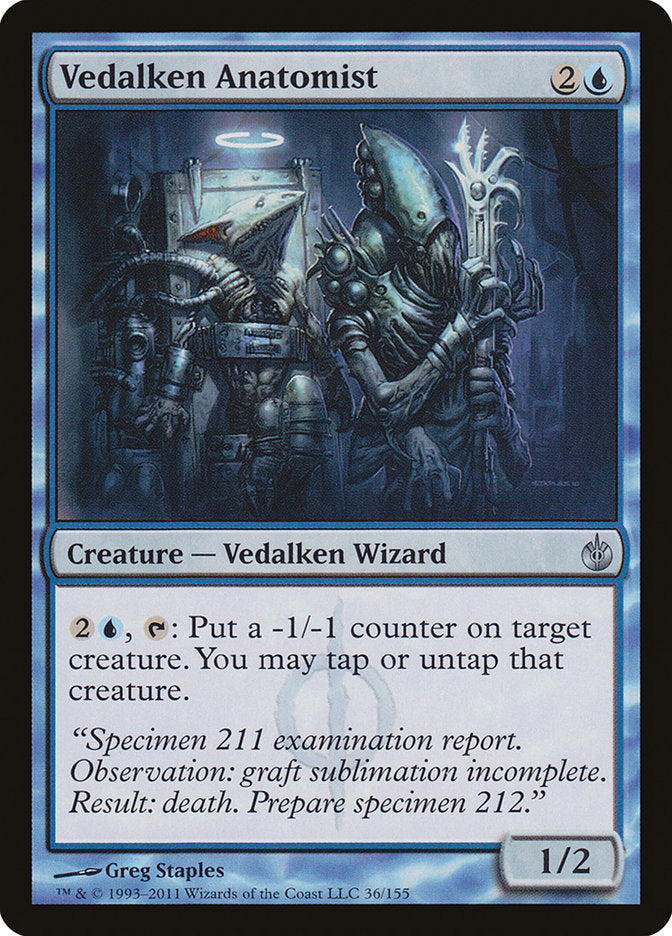 Vedalken Anatomist 36 (Mirrodin Besieged)  - Foil | Good Games Adelaide SA
