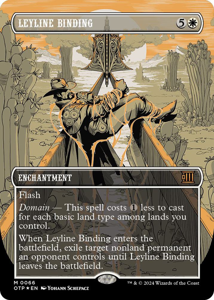 Leyline Binding 66 (Outlaws of Thunder Junction: Breaking News)  - Foil | Good Games Adelaide SA