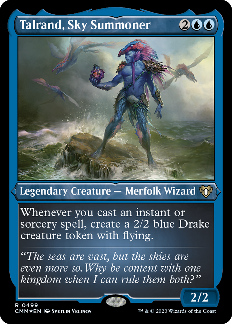Talrand, Sky Summoner (Foil Etched) [Commander Masters] | Good Games Adelaide SA