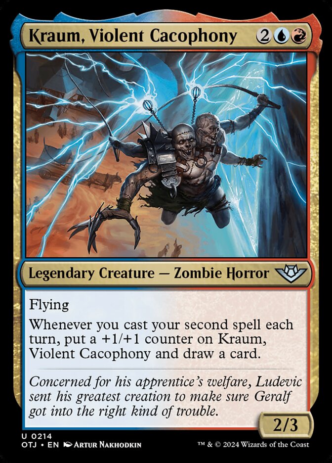 Kraum, Violent Cacophony 214/286 (Outlaws of Thunder Junction)  | Good Games Adelaide SA