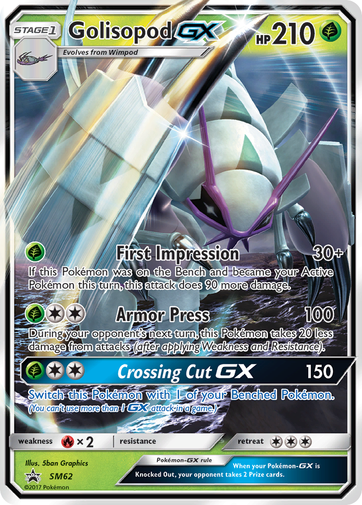 Golisopod GX (SM62) [Sun & Moon: Black Star Promos] | Good Games Adelaide SA