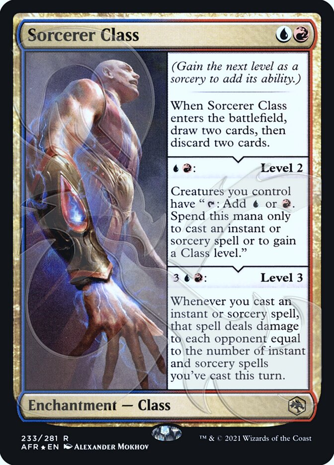 Sorcerer Class (Ampersand Promo) [Dungeons & Dragons: Adventures in the Forgotten Realms Promos] | Good Games Adelaide SA