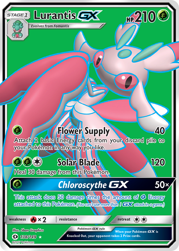 Lurantis GX (138/149) [Sun & Moon: Base Set] | Good Games Adelaide SA