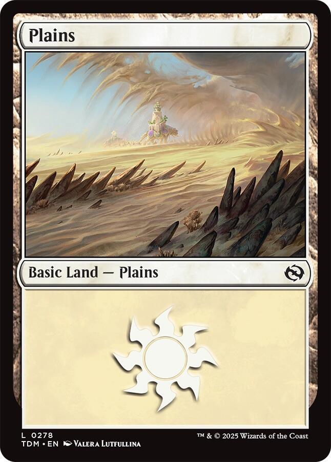 Plains 278 (Tarkir: Dragonstorm)  - Foil | Good Games Adelaide SA