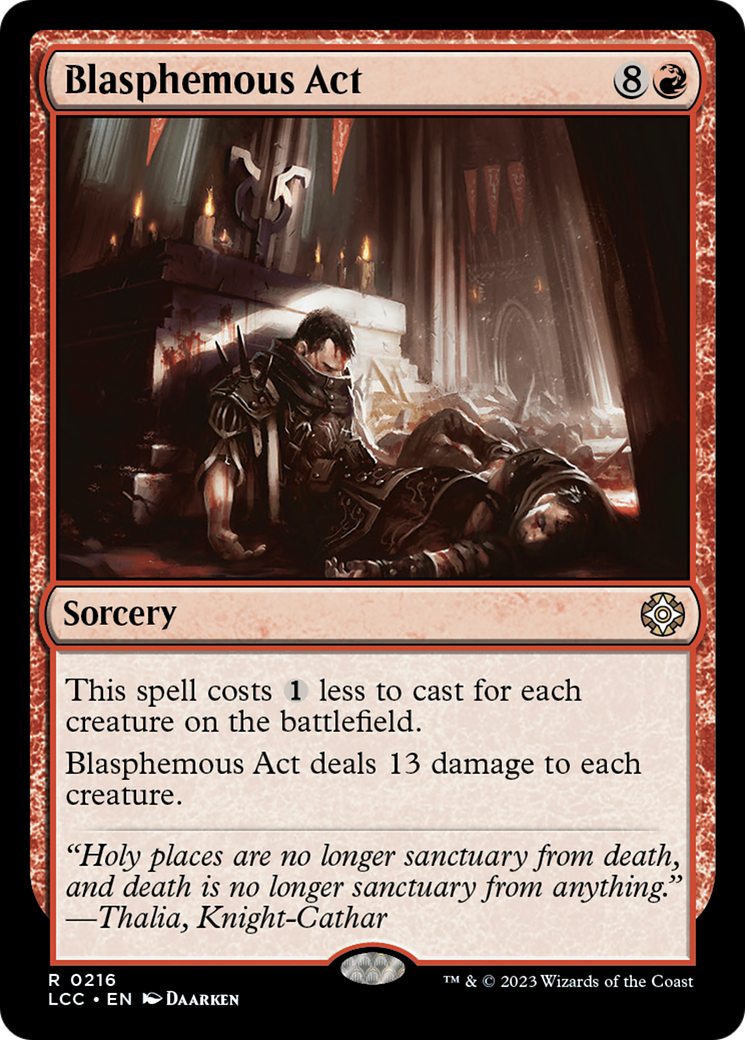 Blasphemous Act [The Lost Caverns of Ixalan Commander] | Good Games Adelaide SA