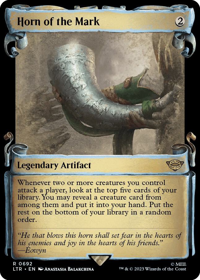 Horn of the Mark 692 (Universes Beyond: The Lord of the Rings: Tales of Middle-earth)  - Showcase Scroll | Good Games Adelaide SA