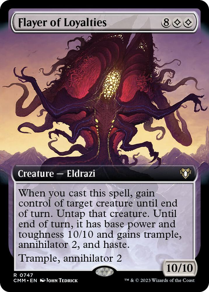 Flayer of Loyalties 747 (Commander Masters)  - Extended Art | Good Games Adelaide SA