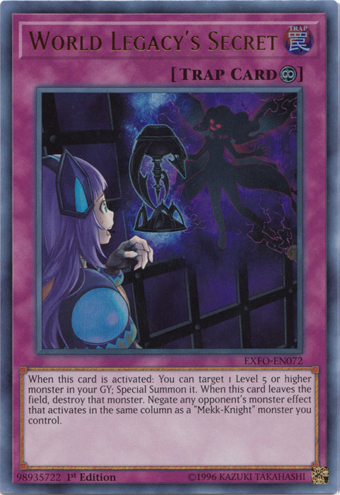 World Legacy's Secret [EXFO-EN072] Ultra Rare | Good Games Adelaide SA