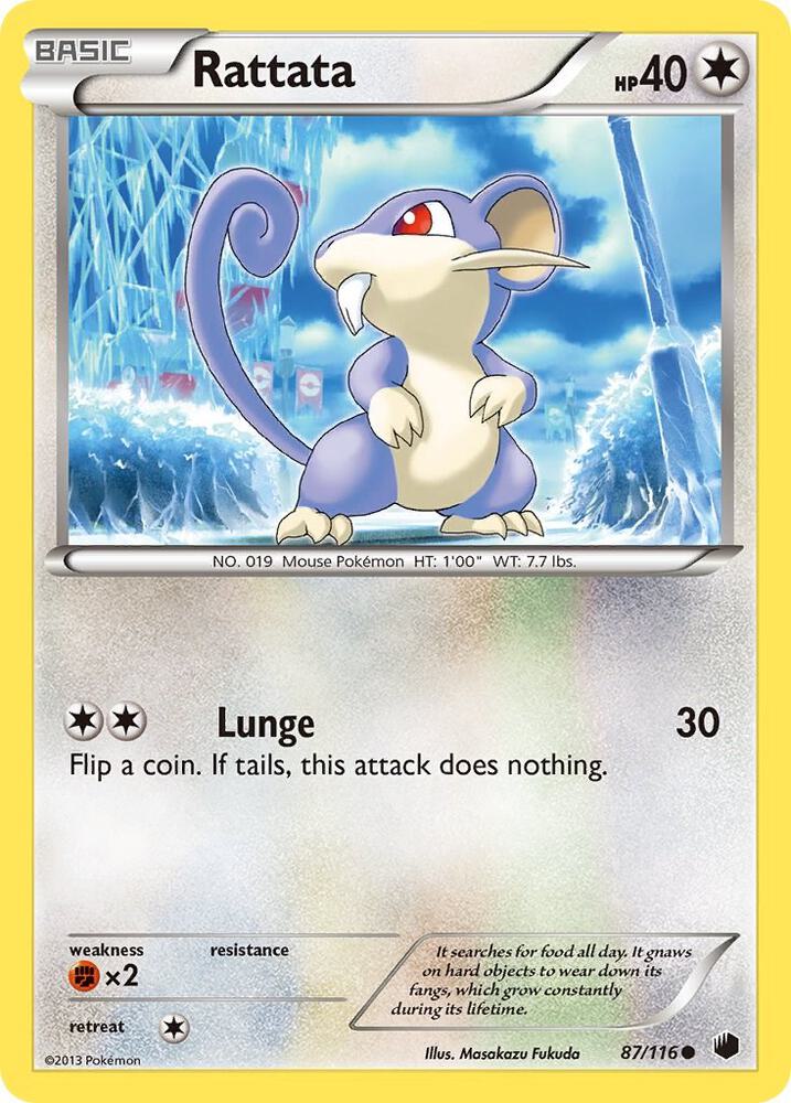 Rattata 87/116 (Plasma Freeze)  | Good Games Adelaide SA