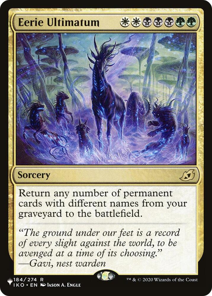 Eerie Ultimatum 184/274 (The List Reprints)  | Good Games Adelaide SA