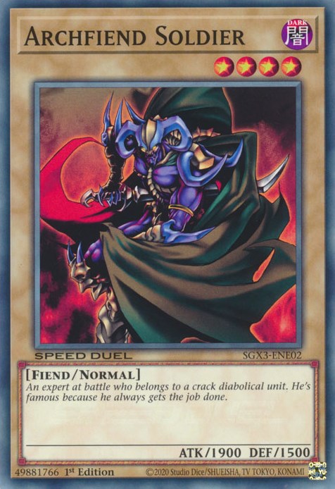 Archfiend Soldier [SGX3-ENE02] Common | Good Games Adelaide SA