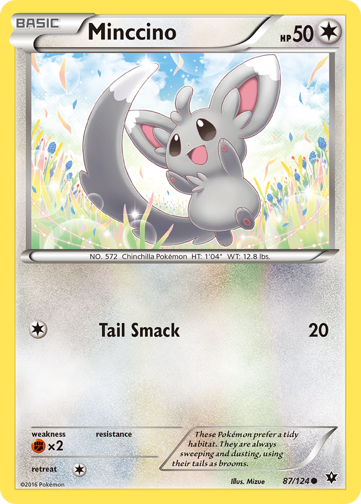 Minccino (87/124) [XY: Fates Collide] | Good Games Adelaide SA