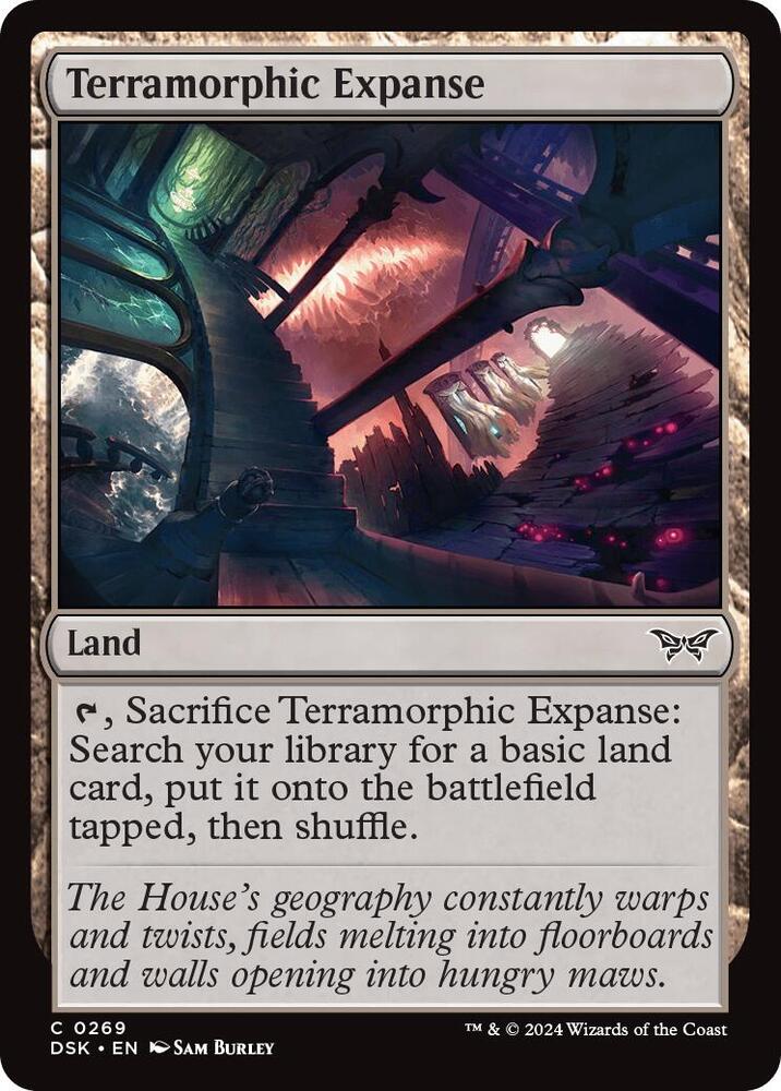 Terramorphic Expanse 269 (Duskmourn: House of Horror)  - Foil | Good Games Adelaide SA