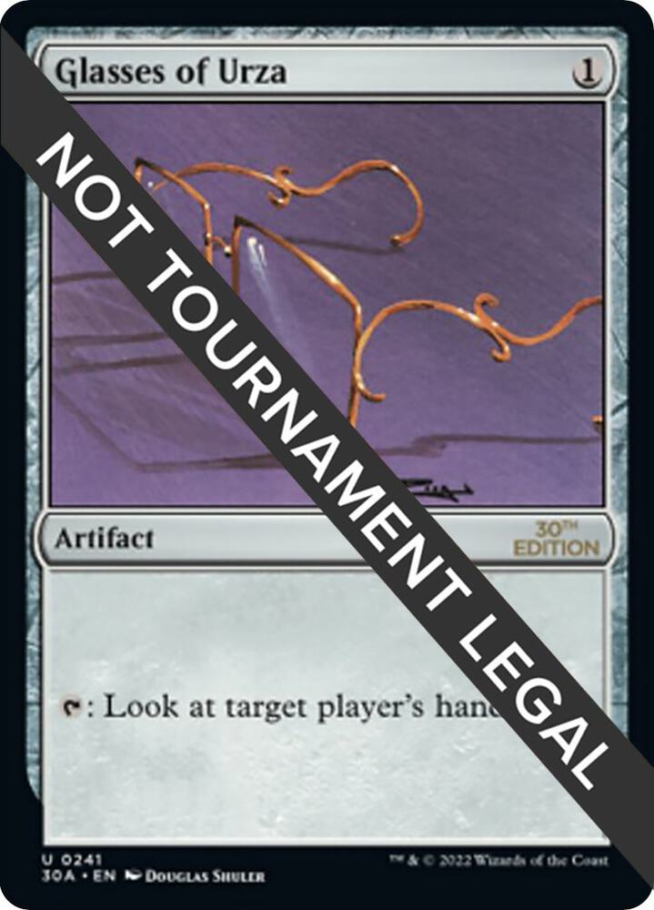 Glasses of Urza 241/594 (30th Anniversary Edition)  | Good Games Adelaide SA