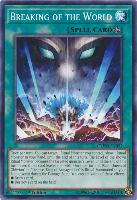 Breaking of the World [CYHO-EN057] Common | Good Games Adelaide SA