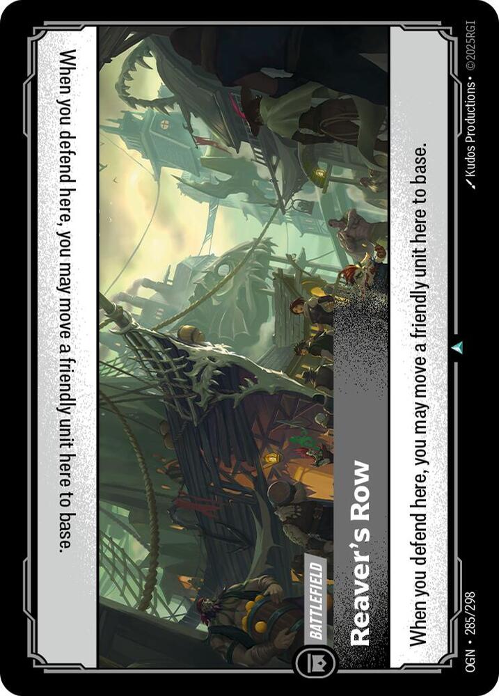 Reavers Row 285/298 (Origins)  | Good Games Adelaide SA