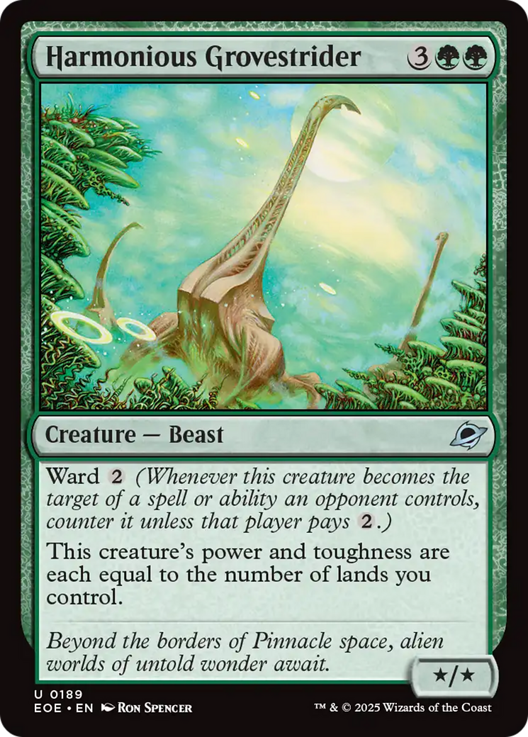 Harmonious Grovestrider [Edge of Eternities] | Good Games Adelaide SA