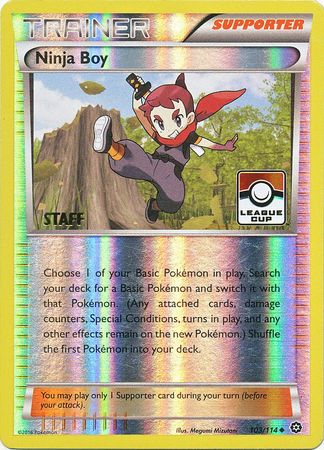 Ninja Boy (103/114) (League Promo Staff) [XY: Steam Siege] | Good Games Adelaide SA