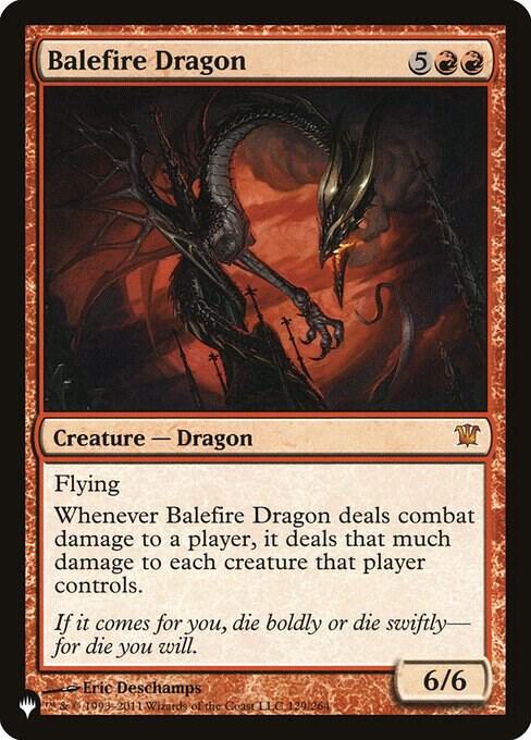 Balefire Dragon 129/264 (The List Reprints)  | Good Games Adelaide SA