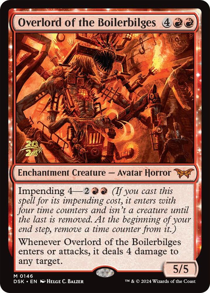 Overlord of the Boilerbilges 146 (Prerelease Cards)  - Foil | Good Games Adelaide SA