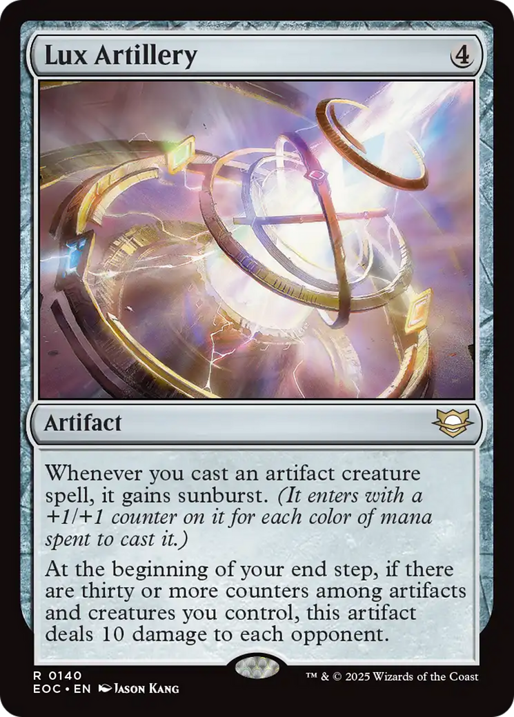 Lux Artillery [Edge of Eternities Commander] | Good Games Adelaide SA