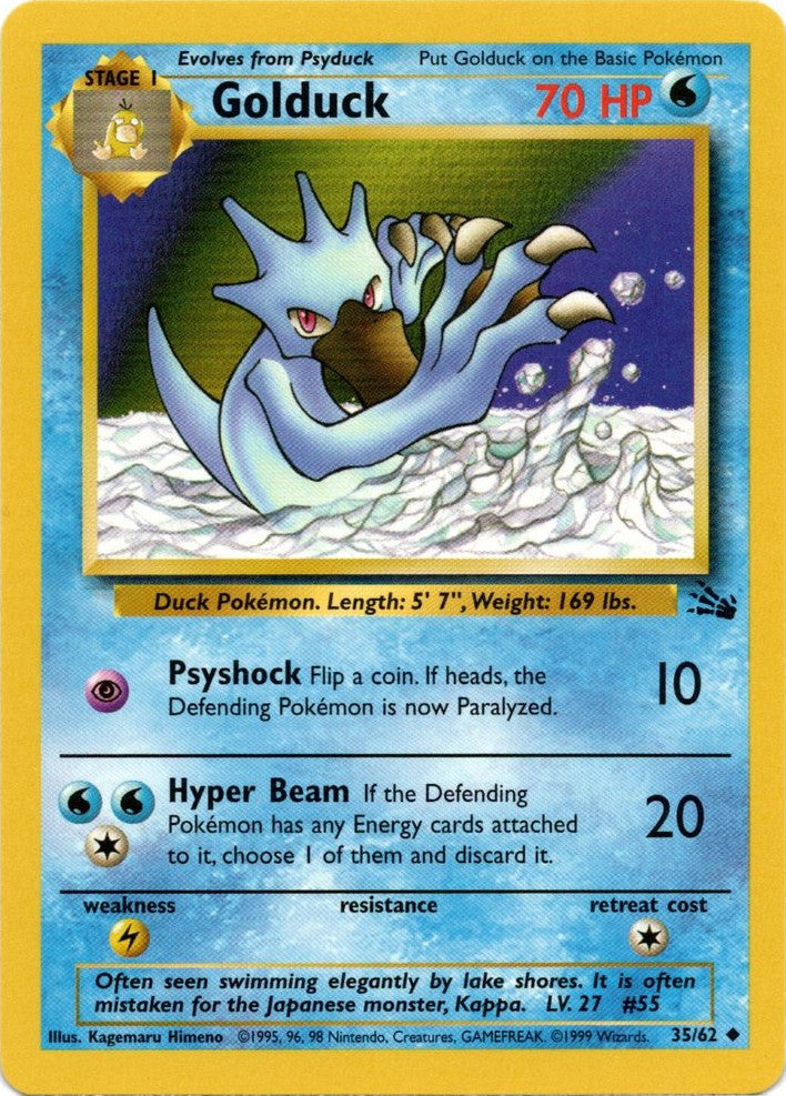 Golduck (35/62) [Fossil Unlimited] | Good Games Adelaide SA
