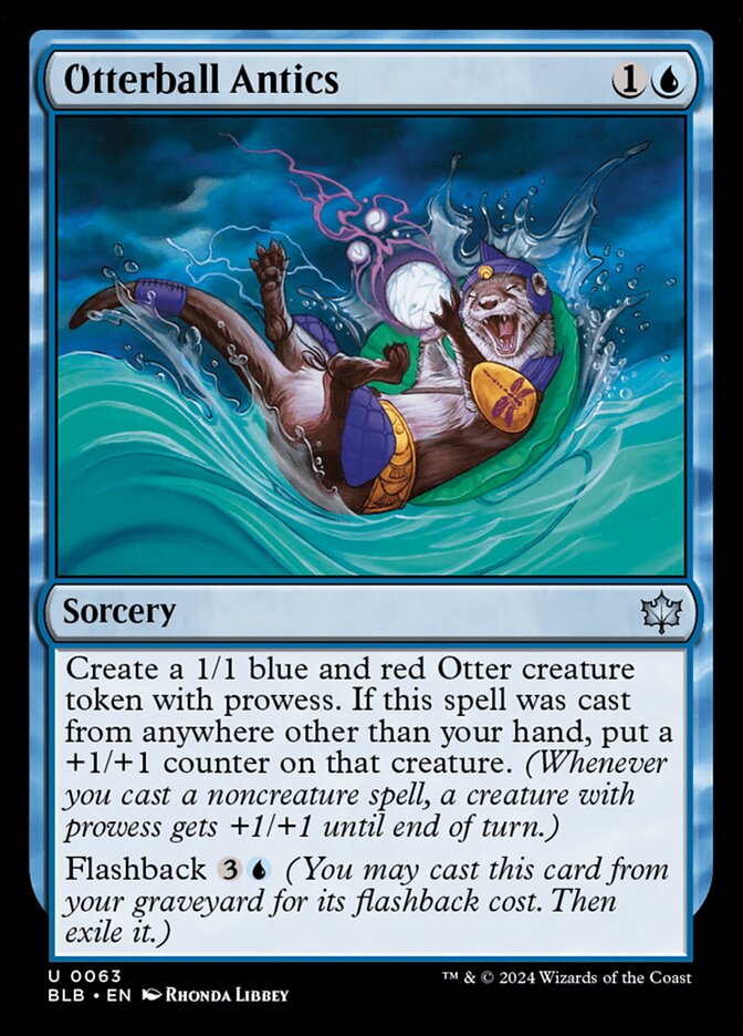 Otterball Antics 63 (Bloomburrow)  - Foil | Good Games Adelaide SA