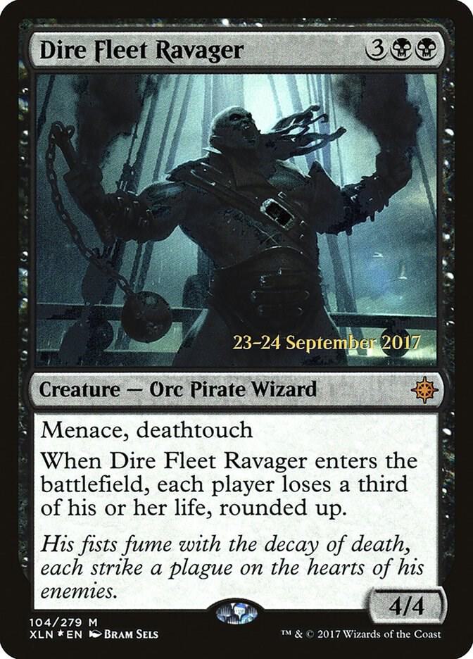 Dire Fleet Ravager 104 (Prerelease Cards)  - Foil | Good Games Adelaide SA