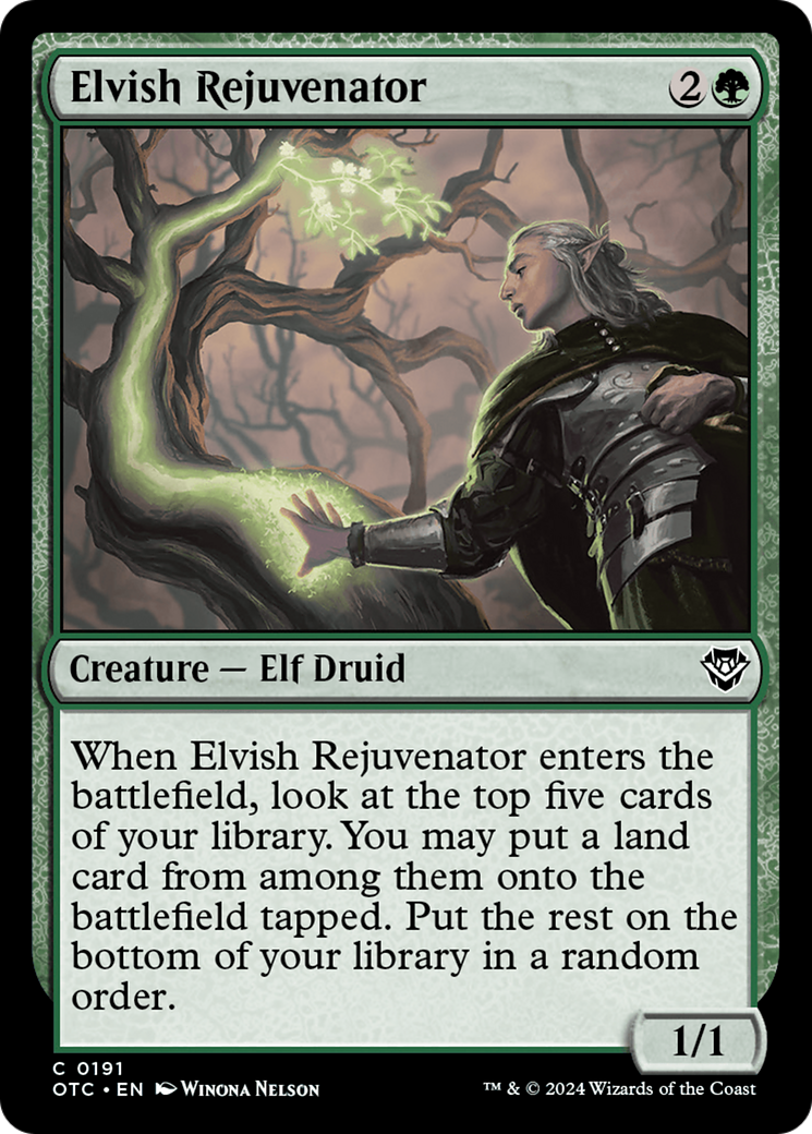 Elvish Rejuvenator [Outlaws of Thunder Junction Commander] | Good Games Adelaide SA