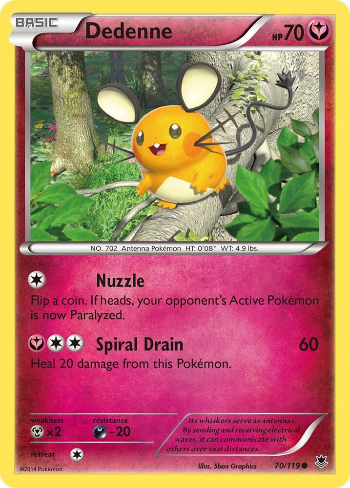 Dedenne 70/119 (XY - Phantom Forces)  | Good Games Adelaide SA