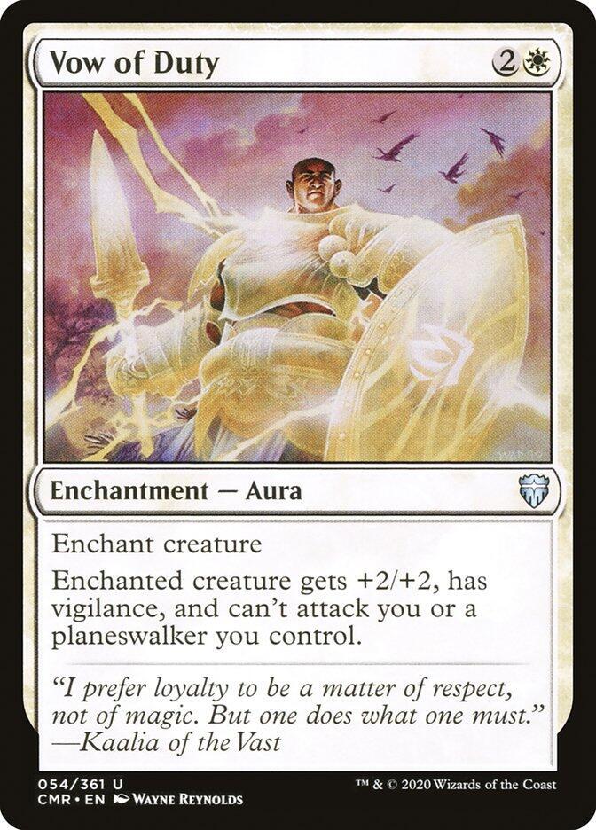 Vow of Duty 54 (Commander Legends)  - Foil | Good Games Adelaide SA