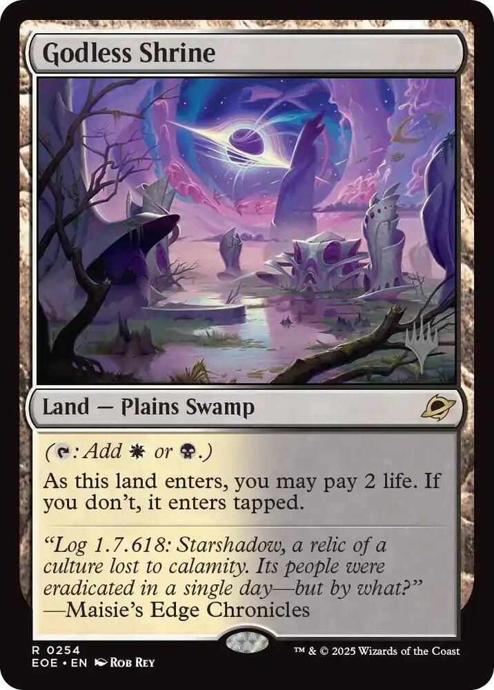 Godless Shrine 254 (Promo Pack: Edge of Eternities)  - Foil | Good Games Adelaide SA