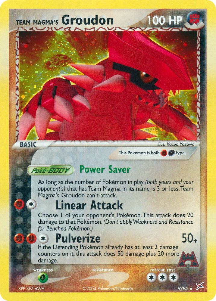 Team Magma's Groudon 9/95 (Team Magma vs Team Aqua)  - Holofoil | Good Games Adelaide SA
