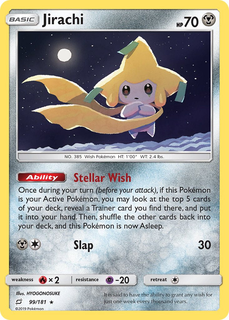 Jirachi (99/181) (Theme Deck Exclusive) [Sun & Moon: Team Up] | Good Games Adelaide SA