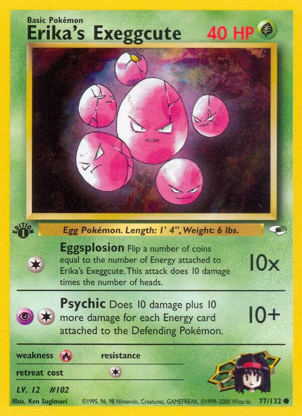 Erikas Exeggcute 077/132 (Gym Heroes)  - 1st Edition | Good Games Adelaide SA