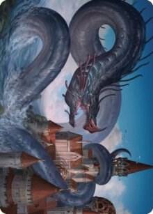 Tolarian Terror Art Card 18 (Art Series: Dominaria United)  | Good Games Adelaide SA