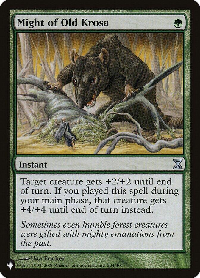 Might of Old Krosa 204/301 (The List Reprints)  | Good Games Adelaide SA