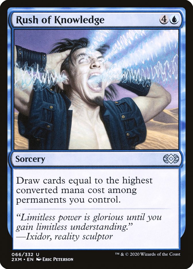 Rush of Knowledge 66 (Double Masters)  - Foil | Good Games Adelaide SA