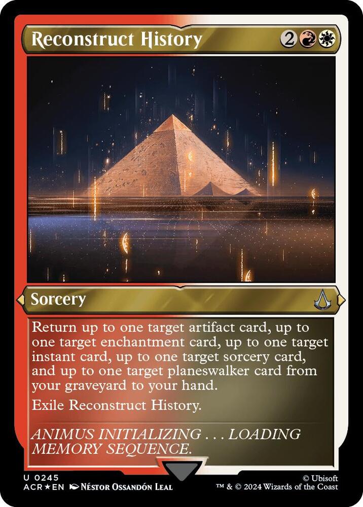 Reconstruct History 245 (Universes Beyond: Assassin's Creed)  - Foil | Good Games Adelaide SA