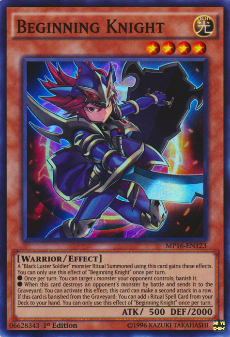 Beginning Knight [MP16-EN123] Super Rare | Good Games Adelaide SA